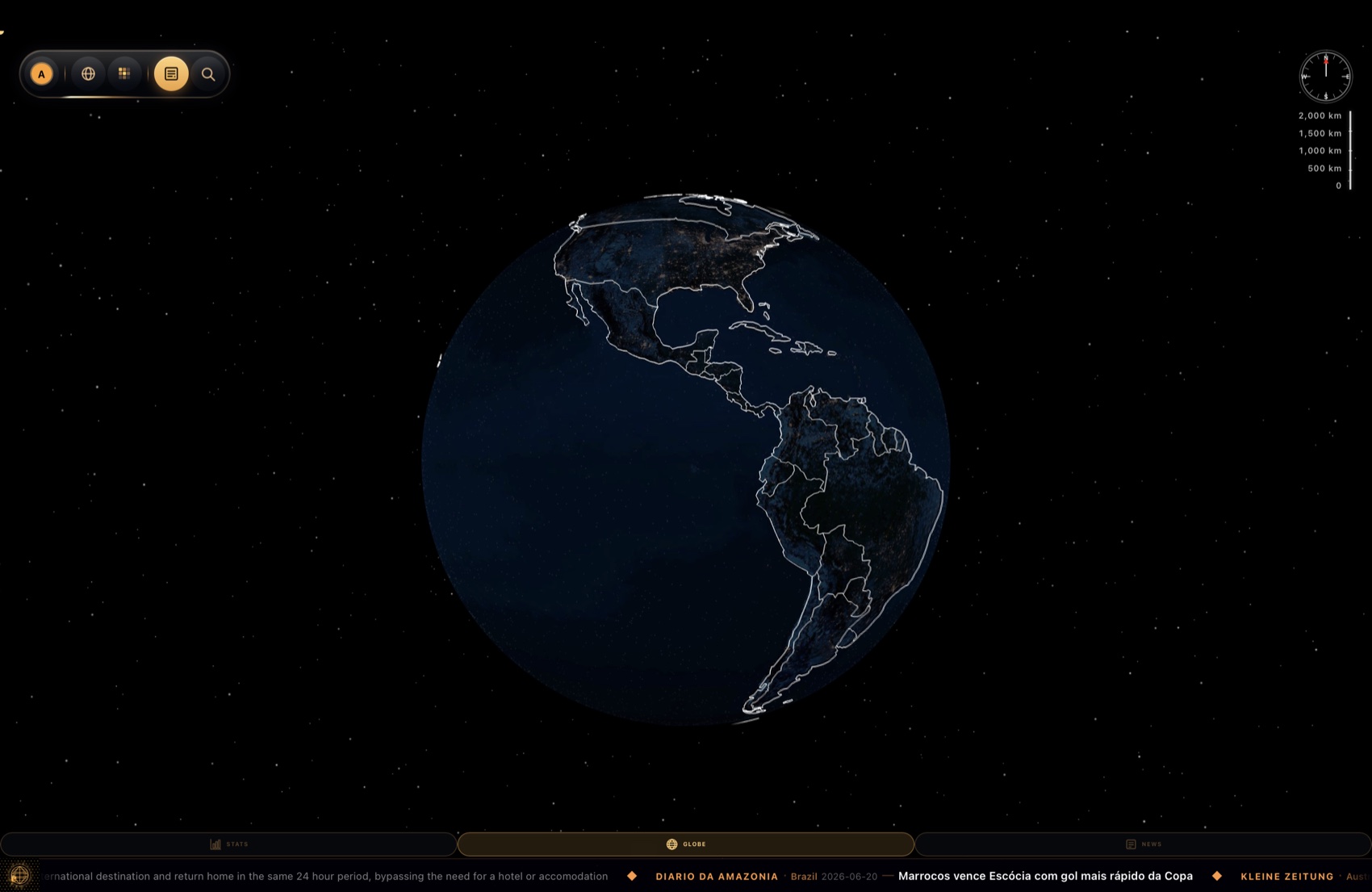 earth00 — 3D globe of world news