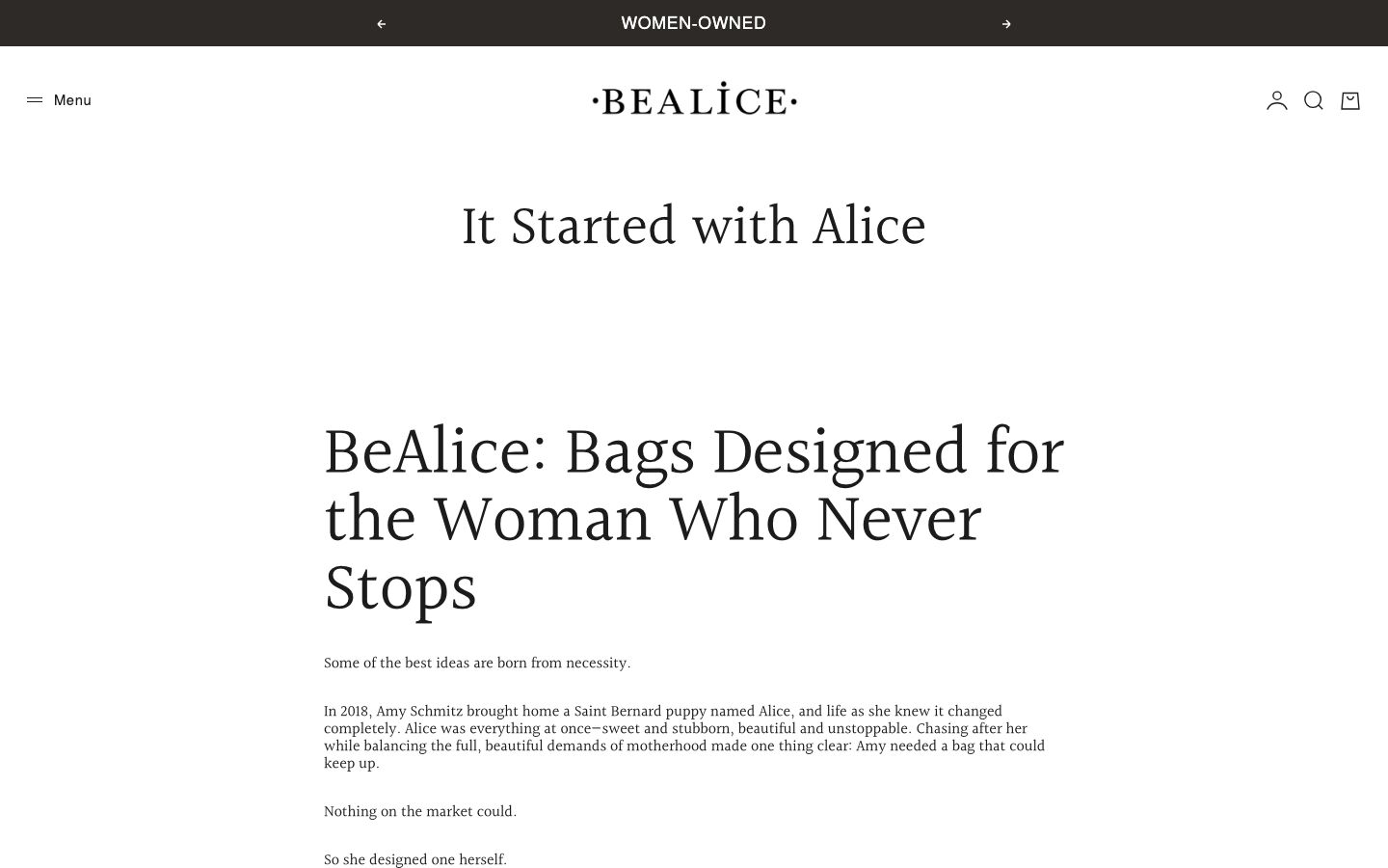bealice.com — about