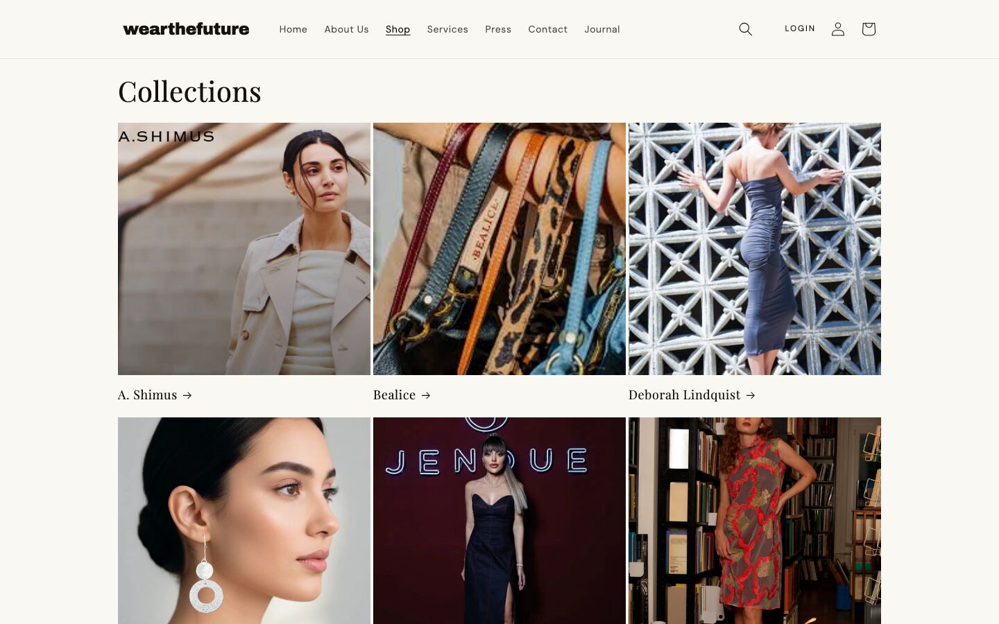 wear-thefuture.com — collections